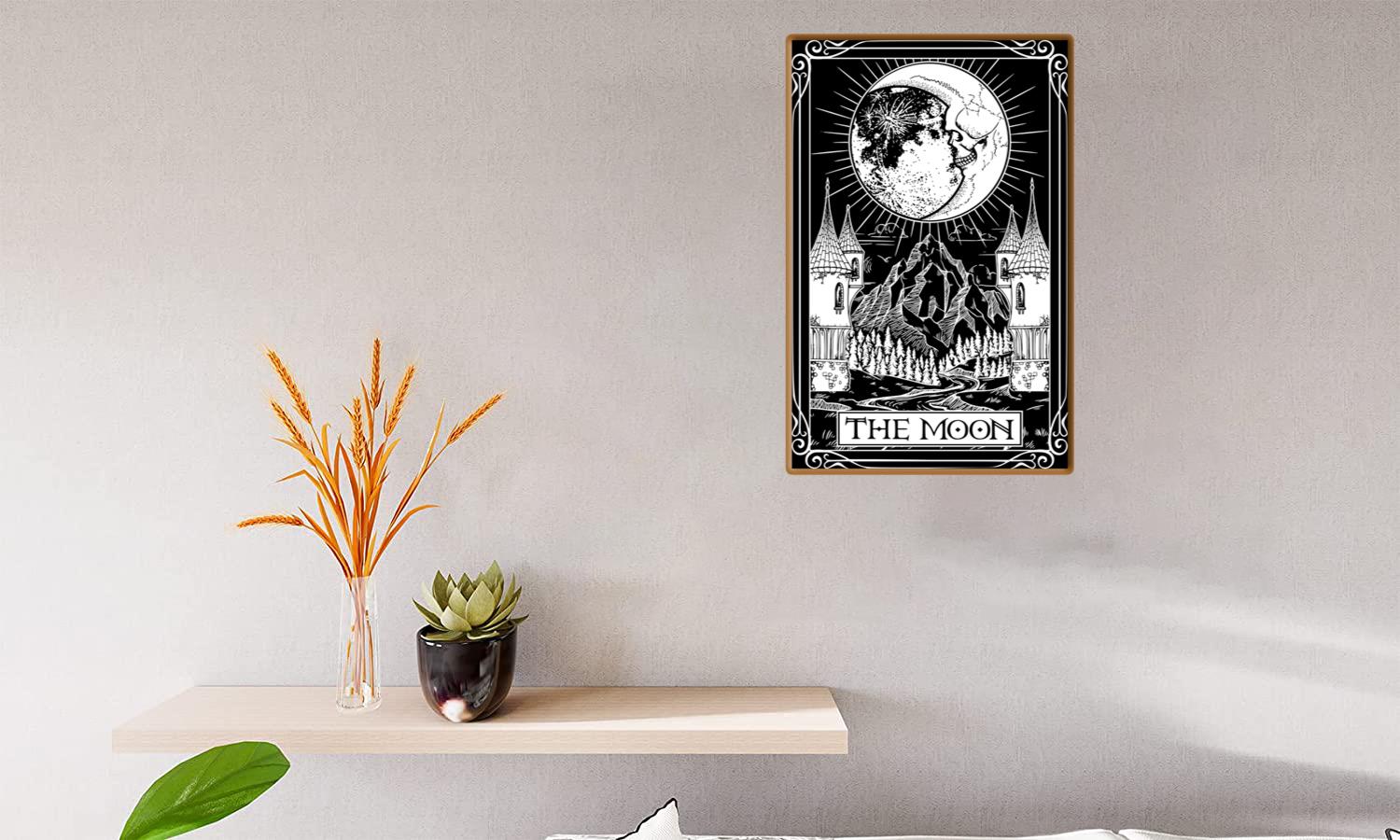 Alternative view of The Moon Tarot Canvas Print Canvas, Poster