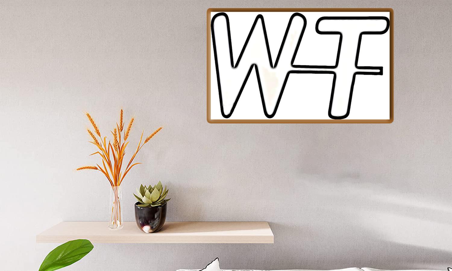 Alternative view of Wtf! Canvas Print Canvas, Poster