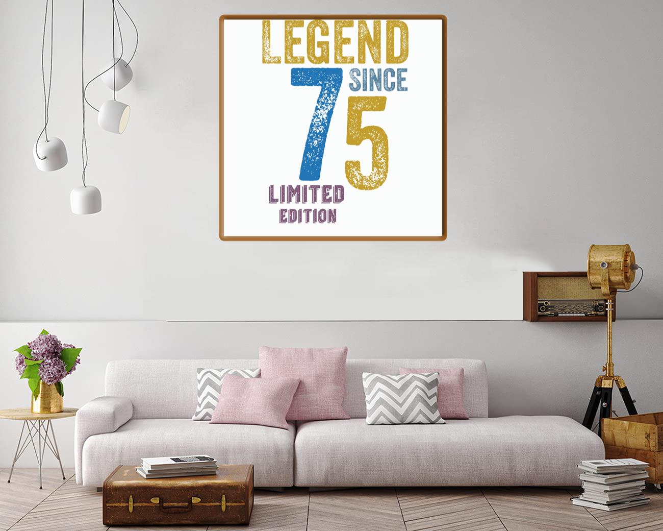 75th Birthday Canvas Print Canvas, Poster 75th Birthday Canvas Print Canvas, Poster