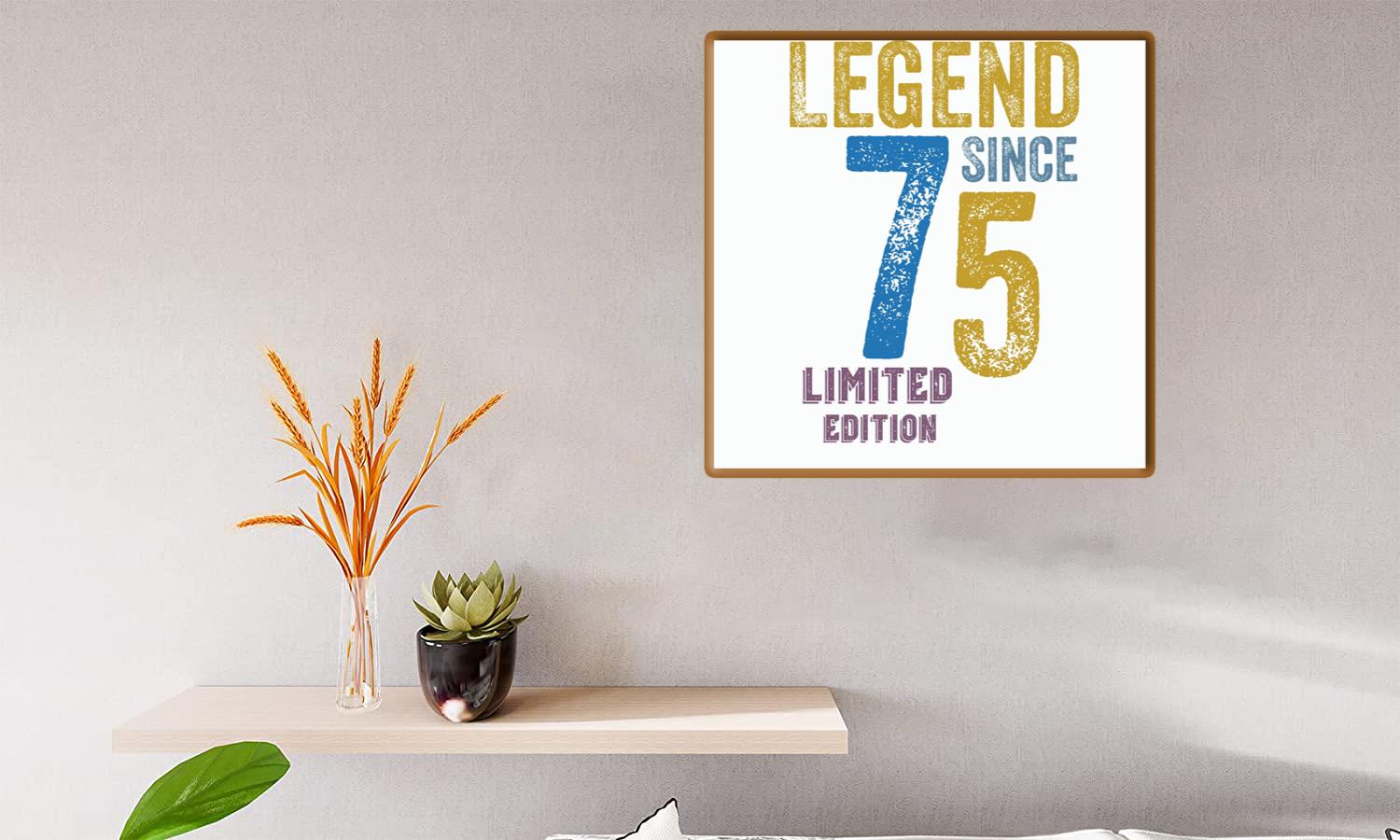 Alternative view of 75th Birthday Canvas Print Canvas, Poster
