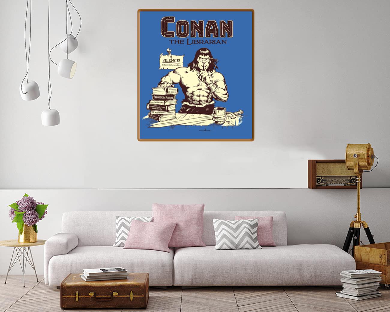 Conan The Librarian Canvas Print Canvas, Poster