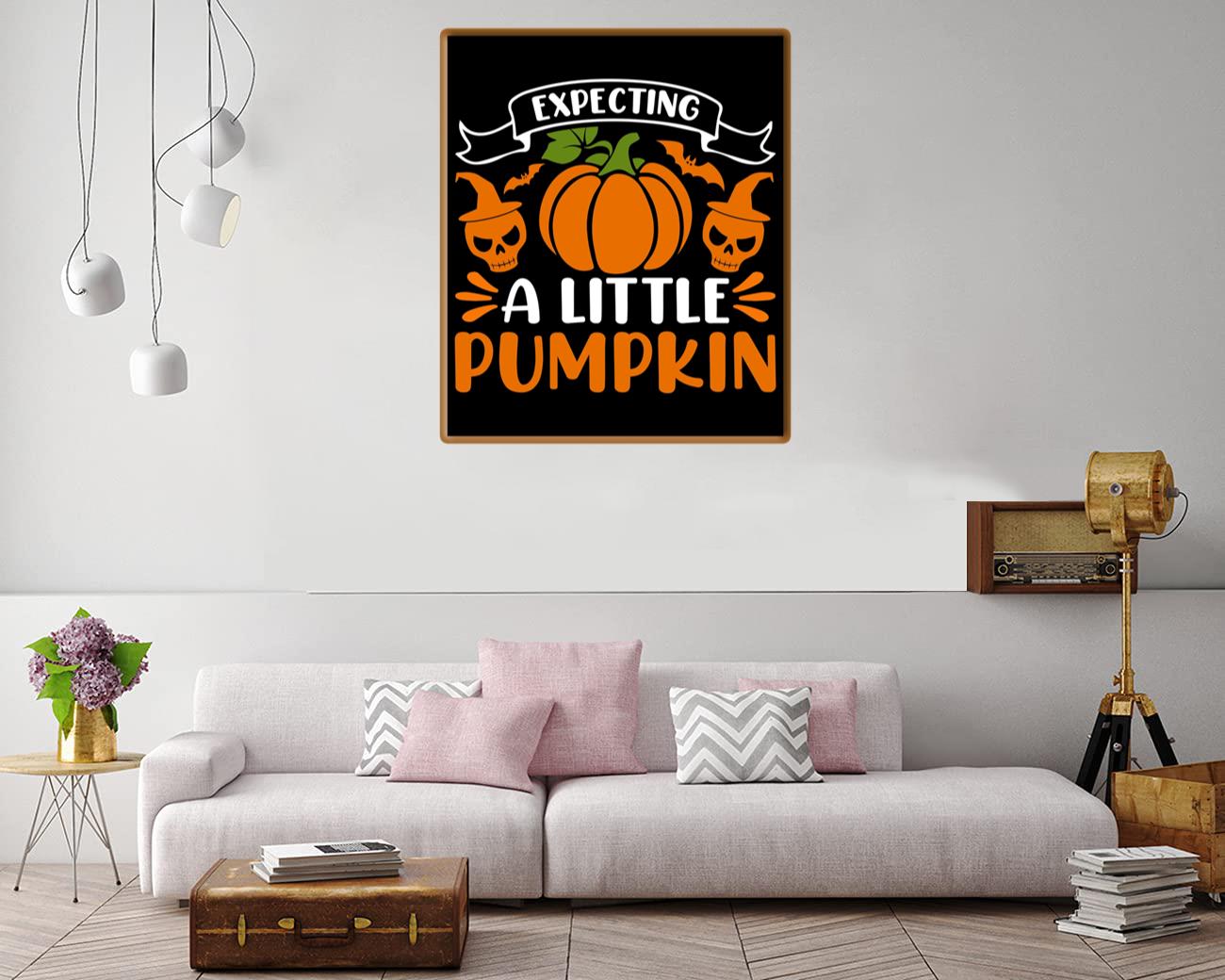 Expecting A Little Pumpkin Canvas Print Canvas, Poster