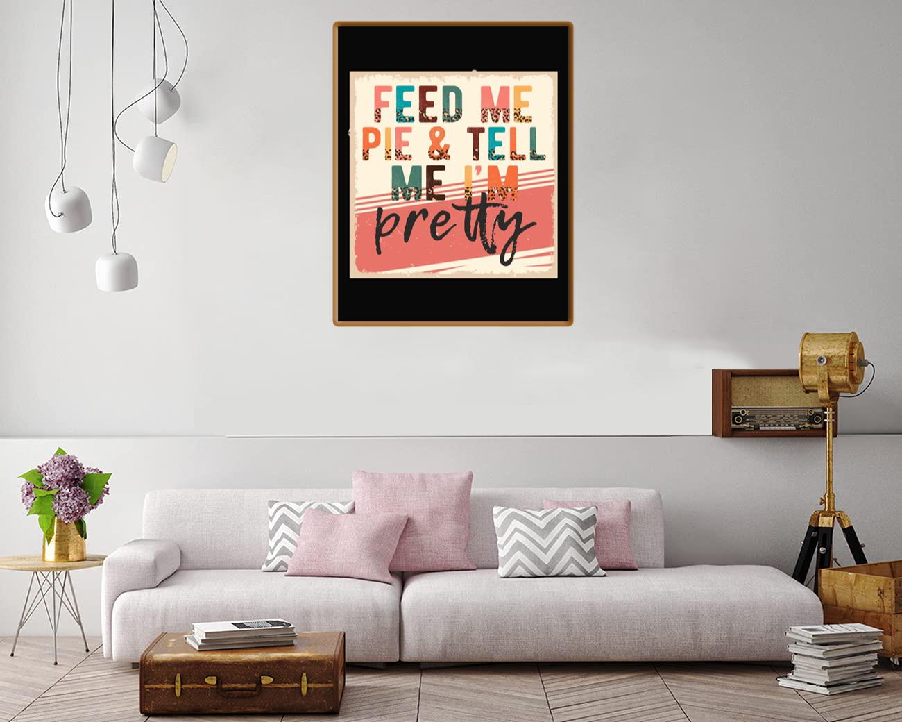 Feed Me Pie Canvas Print Canvas, Poster