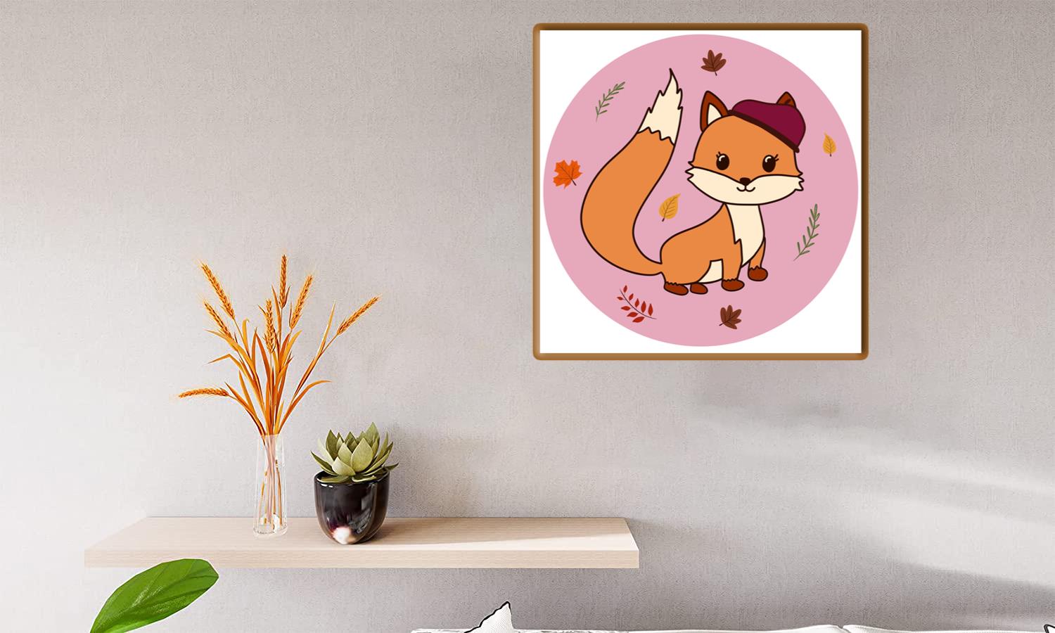 Alternative view of Fox In A Beret Canvas Print Canvas, Poster