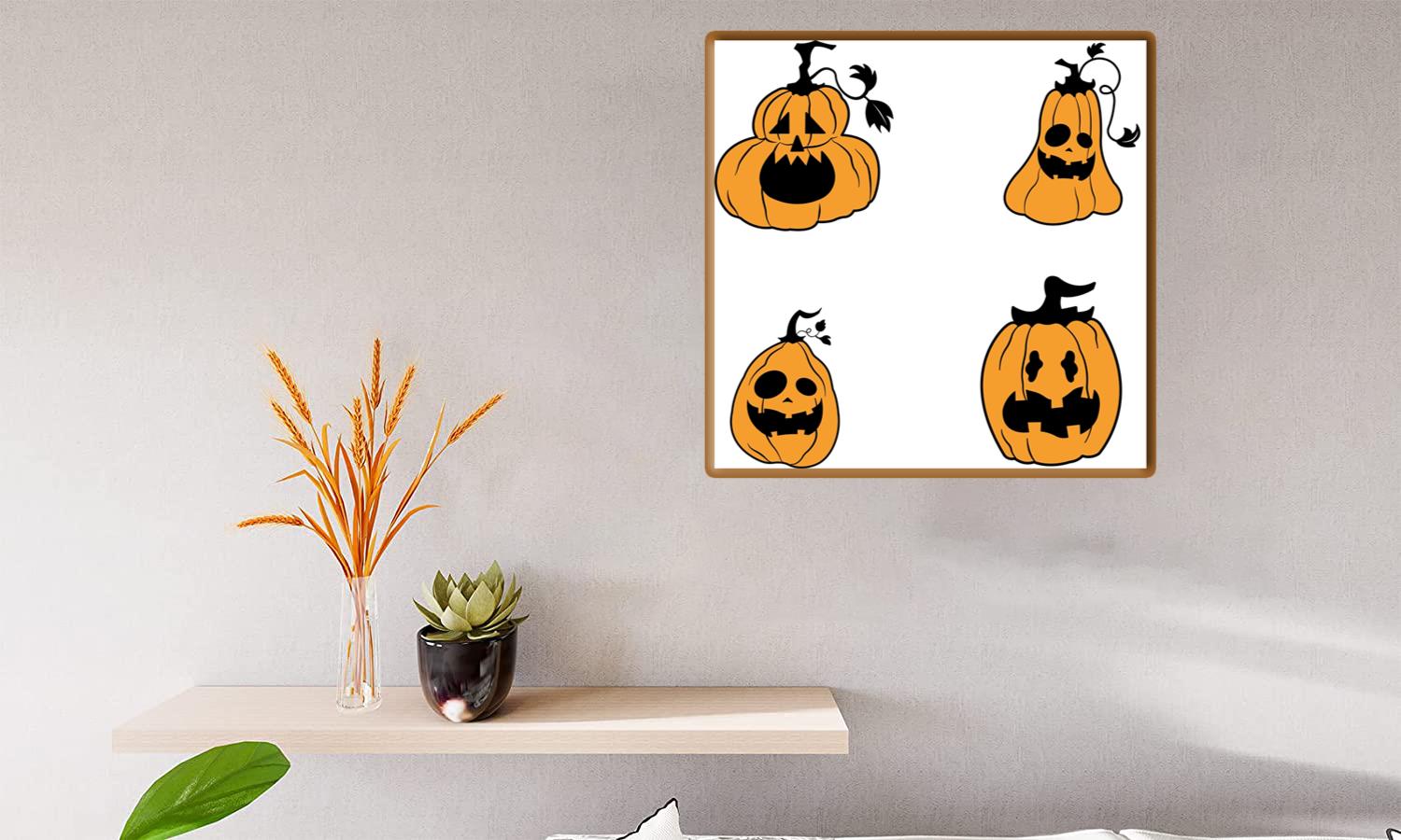 Alternative view of Halloween Scary Evil Pumpkin Pack Canvas Print Canvas, Poster
