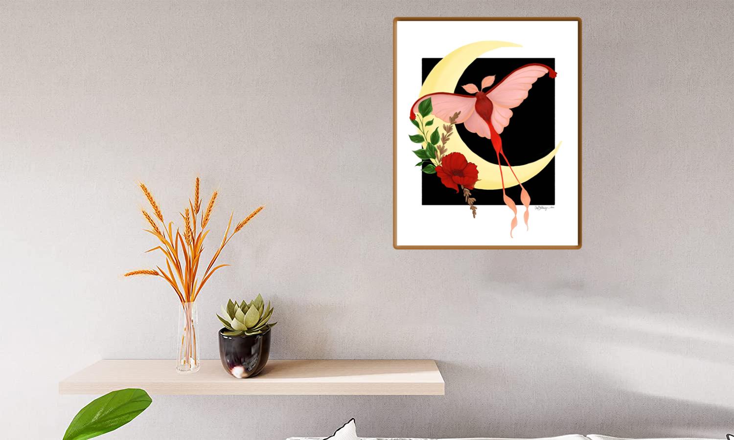 Alternative view of Lepidoptera Uterus Canvas Print Canvas, Poster