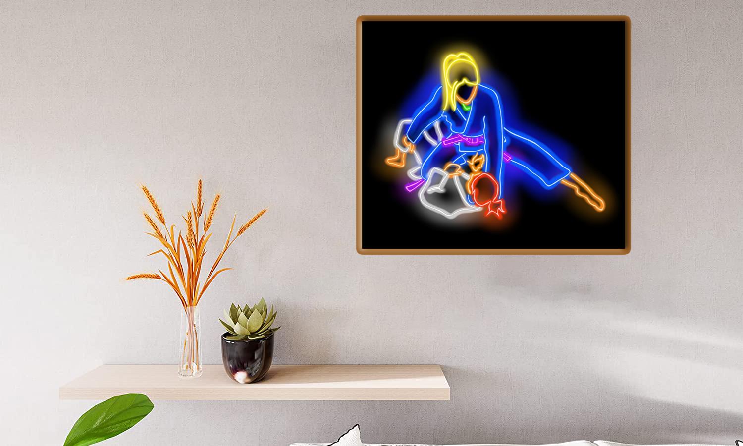 Alternative view of Neon Belly Canvas Print Canvas, Poster