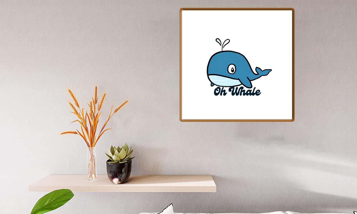 Alternative view of Oh Whale Canvas Print Canvas, Poster