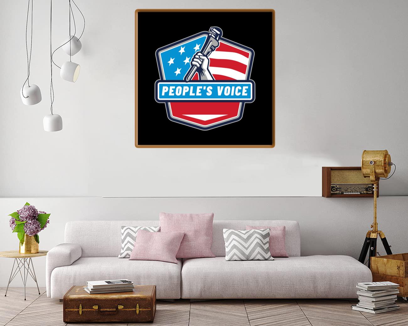 People’s Voice Canvas Print Canvas, Poster