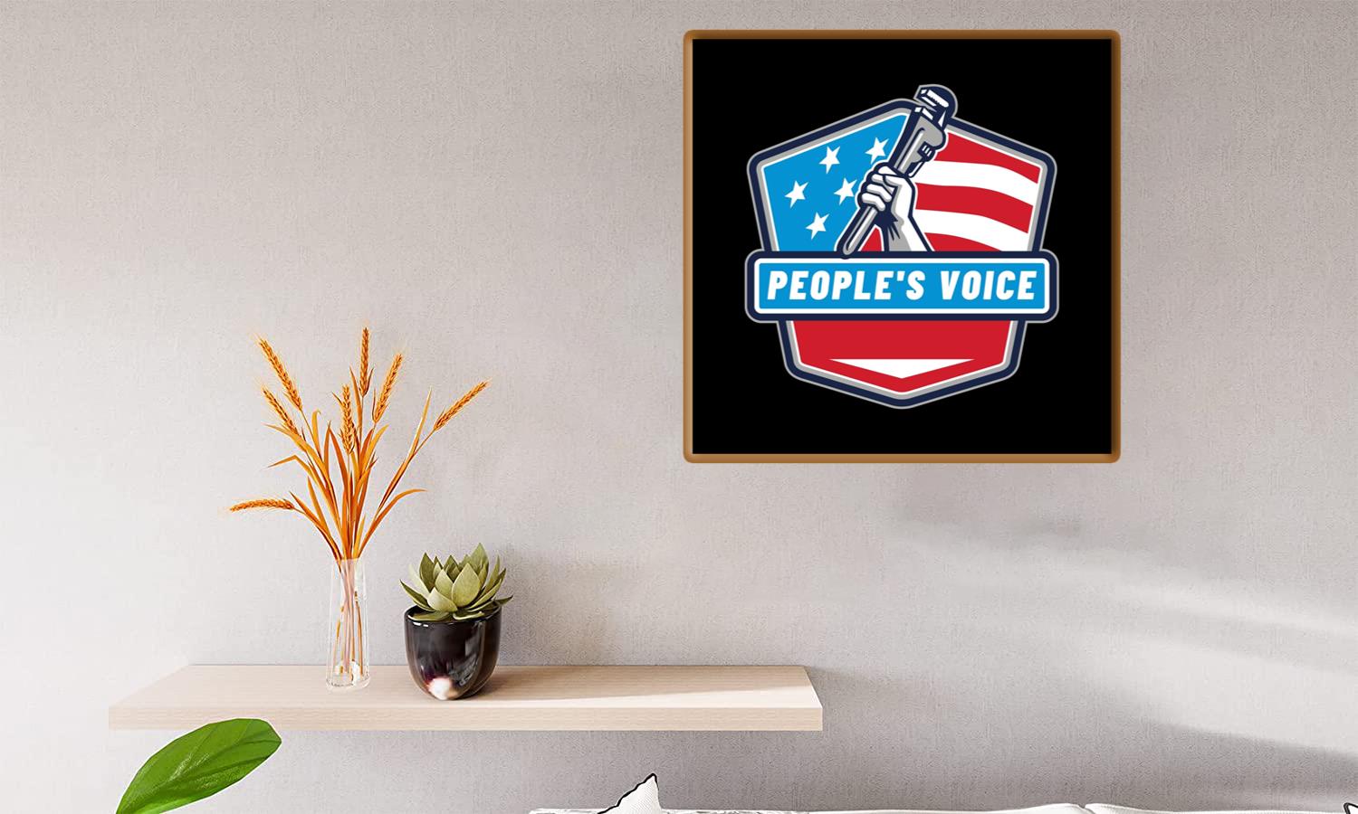 Alternative view of People's Voice Canvas Print Canvas, Poster