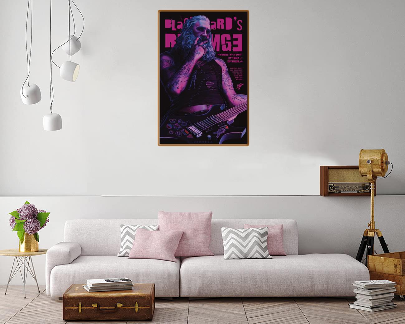 Rockstar Blackbeard Canvas Print Canvas, Poster