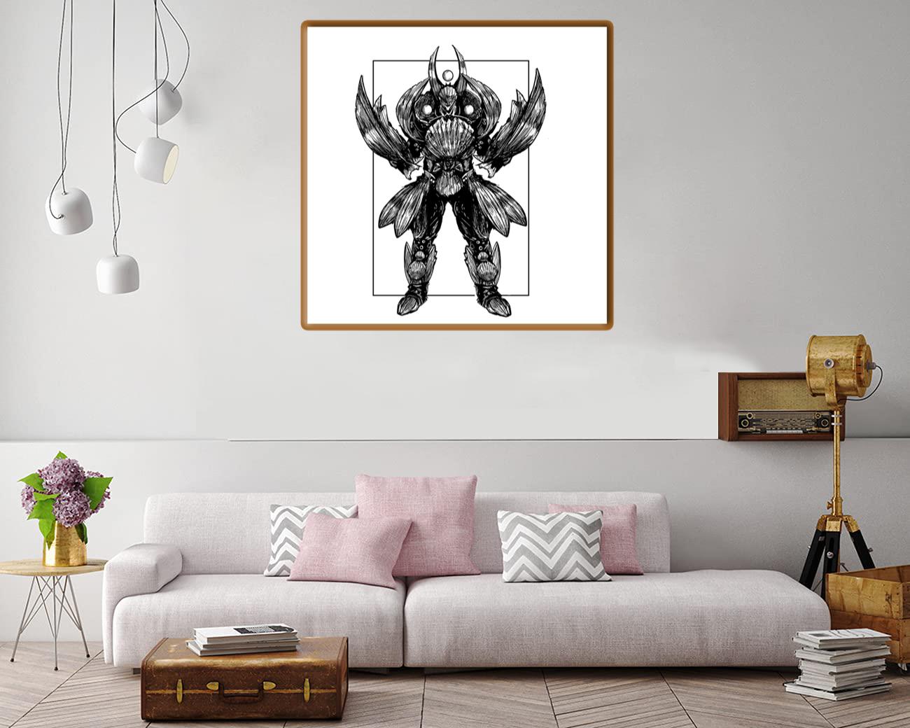 Scallop Armor Canvas Print Canvas, Poster