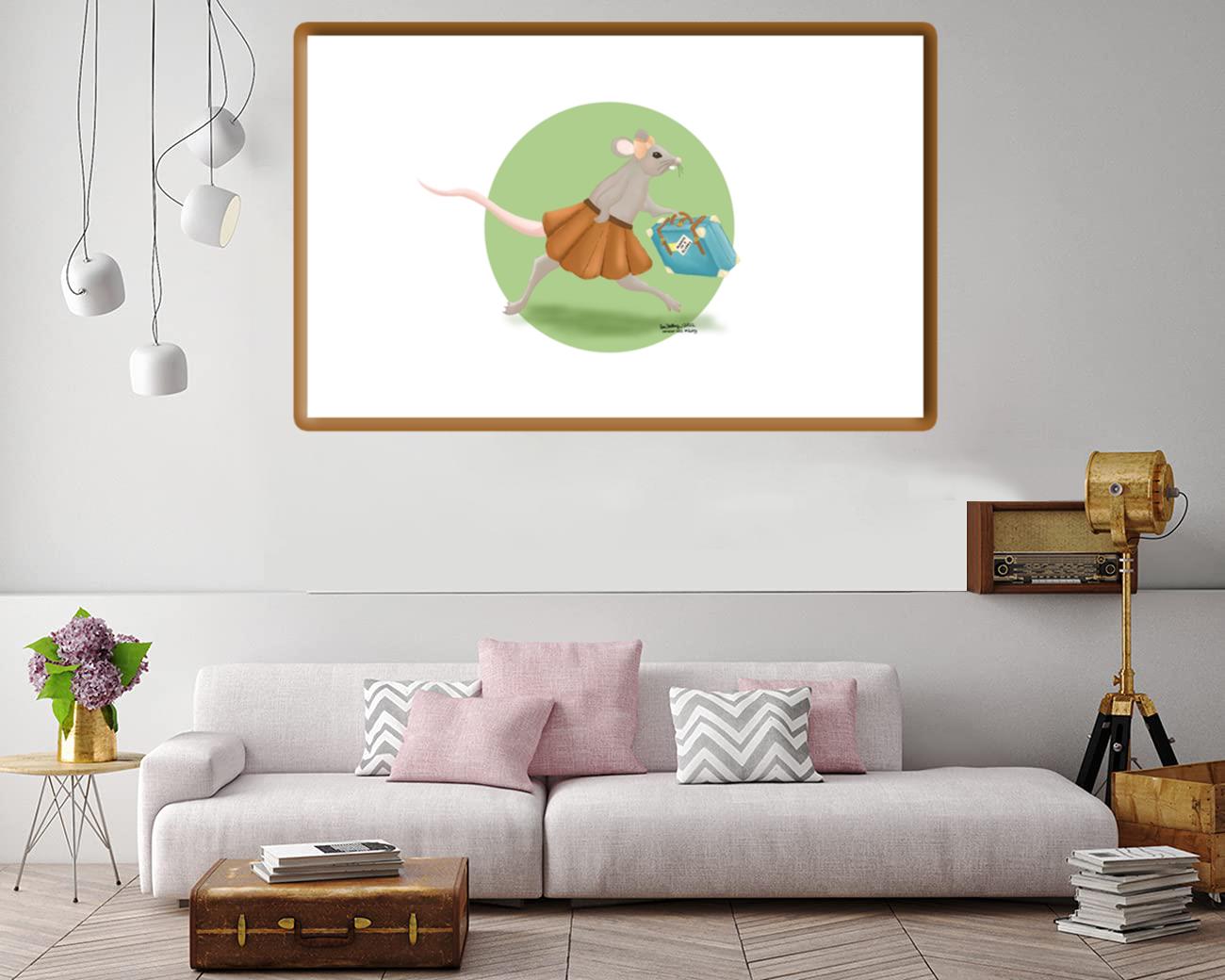 Scurry Canvas Print Canvas, Poster