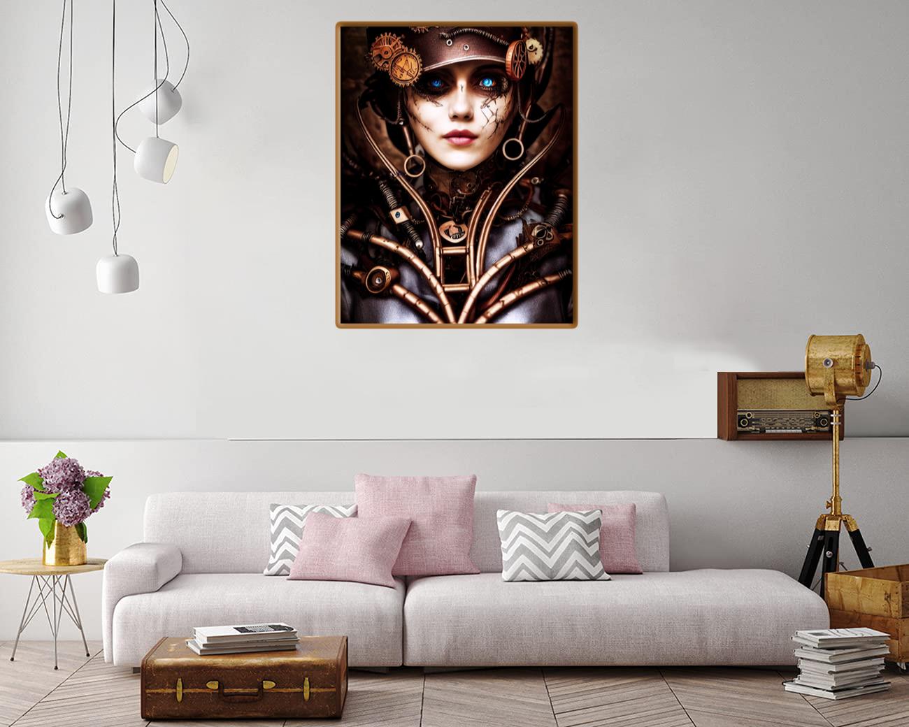 Steampunk Portrait 1 Canvas Print Canvas, Poster Steampunk Portrait 1 Canvas Print Canvas, Poster