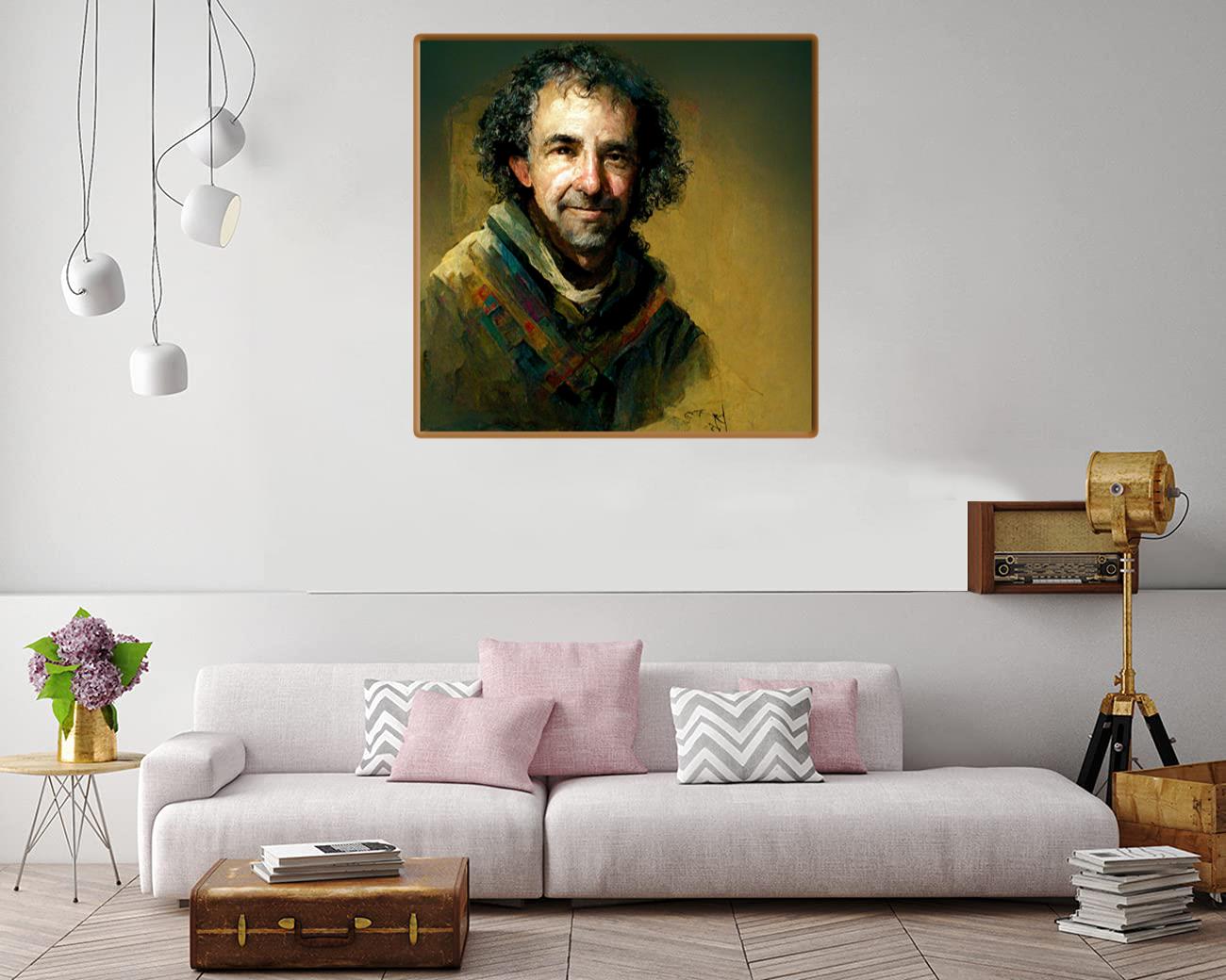 Terry A Davis Canvas Print Canvas, Poster