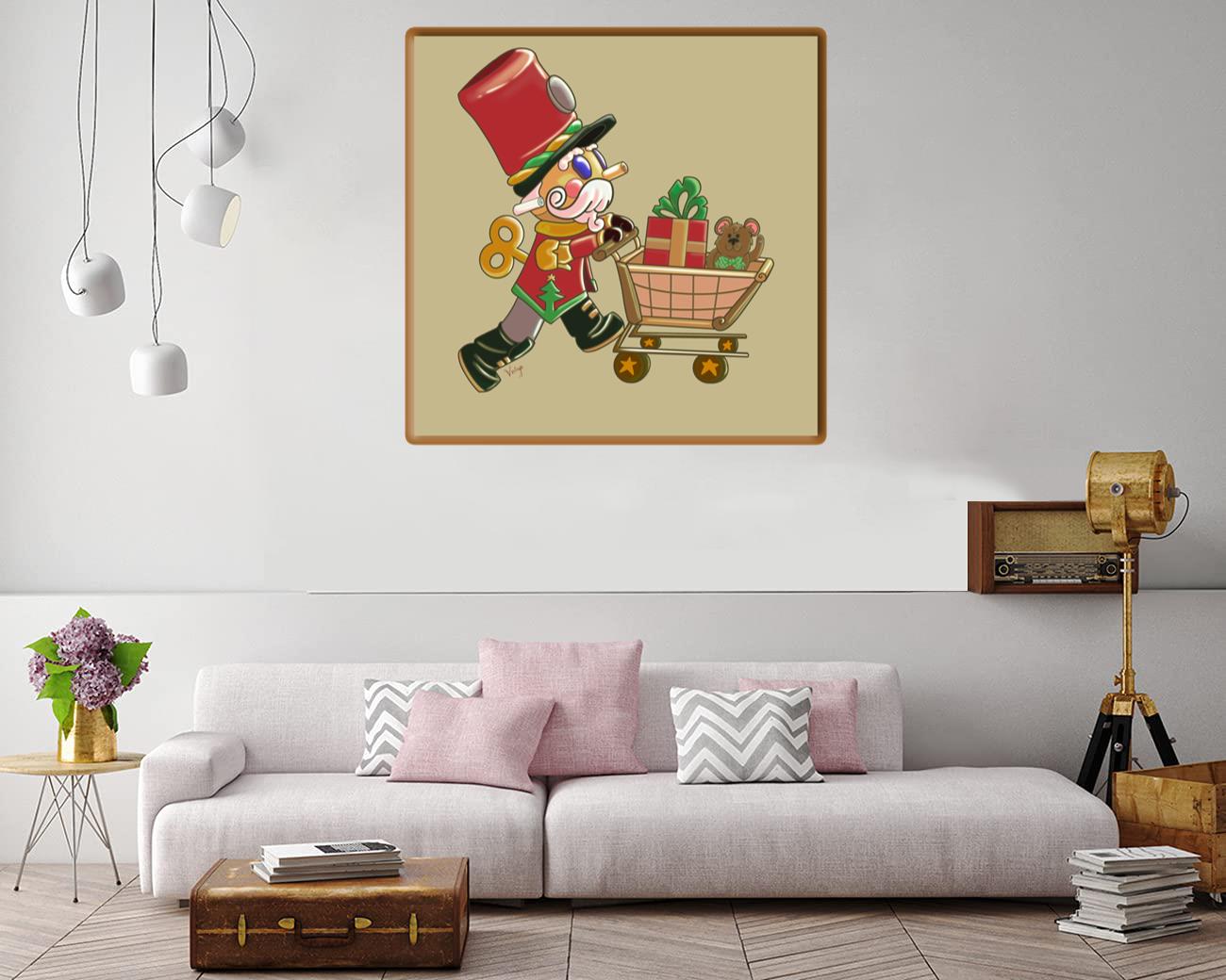 Tiny Tin Toy Soldier Shopper Canvas Print Canvas, Poster Tiny Tin Toy Soldier Shopper Canvas Print Canvas, Poster