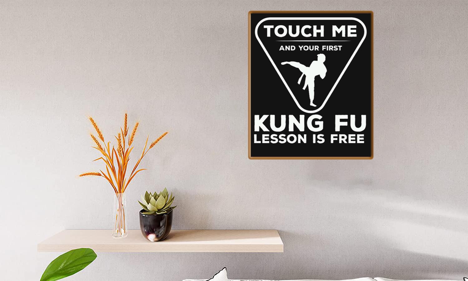 Alternative view of Touch For Your First Kung Fu Lesson Canvas Print Canvas, Poster