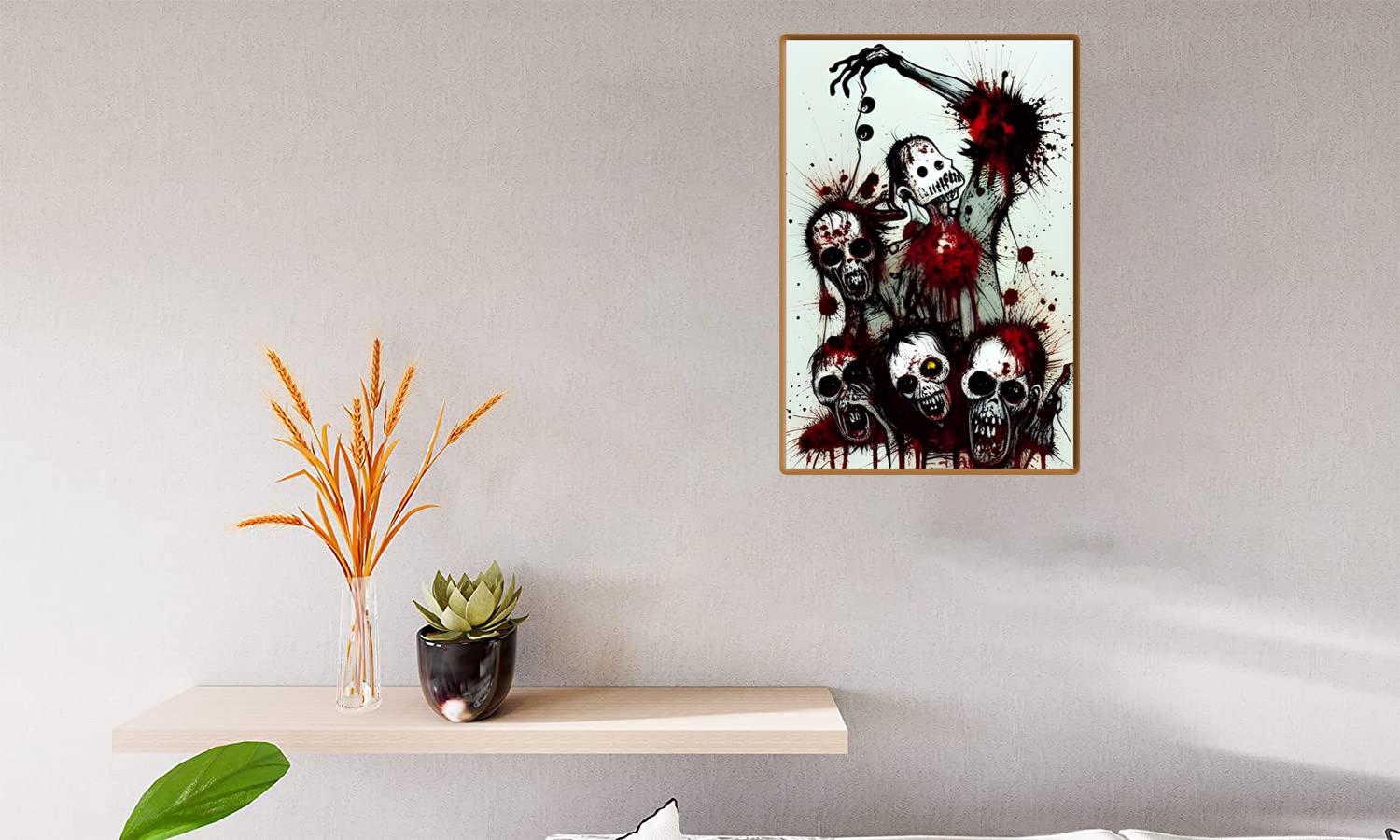 Alternative view of Zombie Bloodbath Canvas Print Canvas, Poster