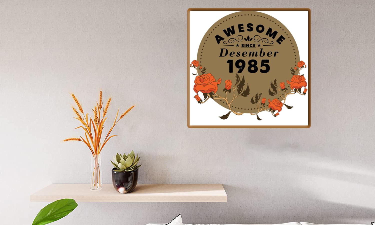 Alternative view of Awesome Since Desember 1985 Canvas Print Canvas, Poster