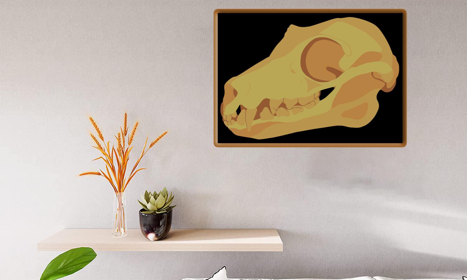 Alternative view of Bat Skull Canvas Print Canvas, Poster