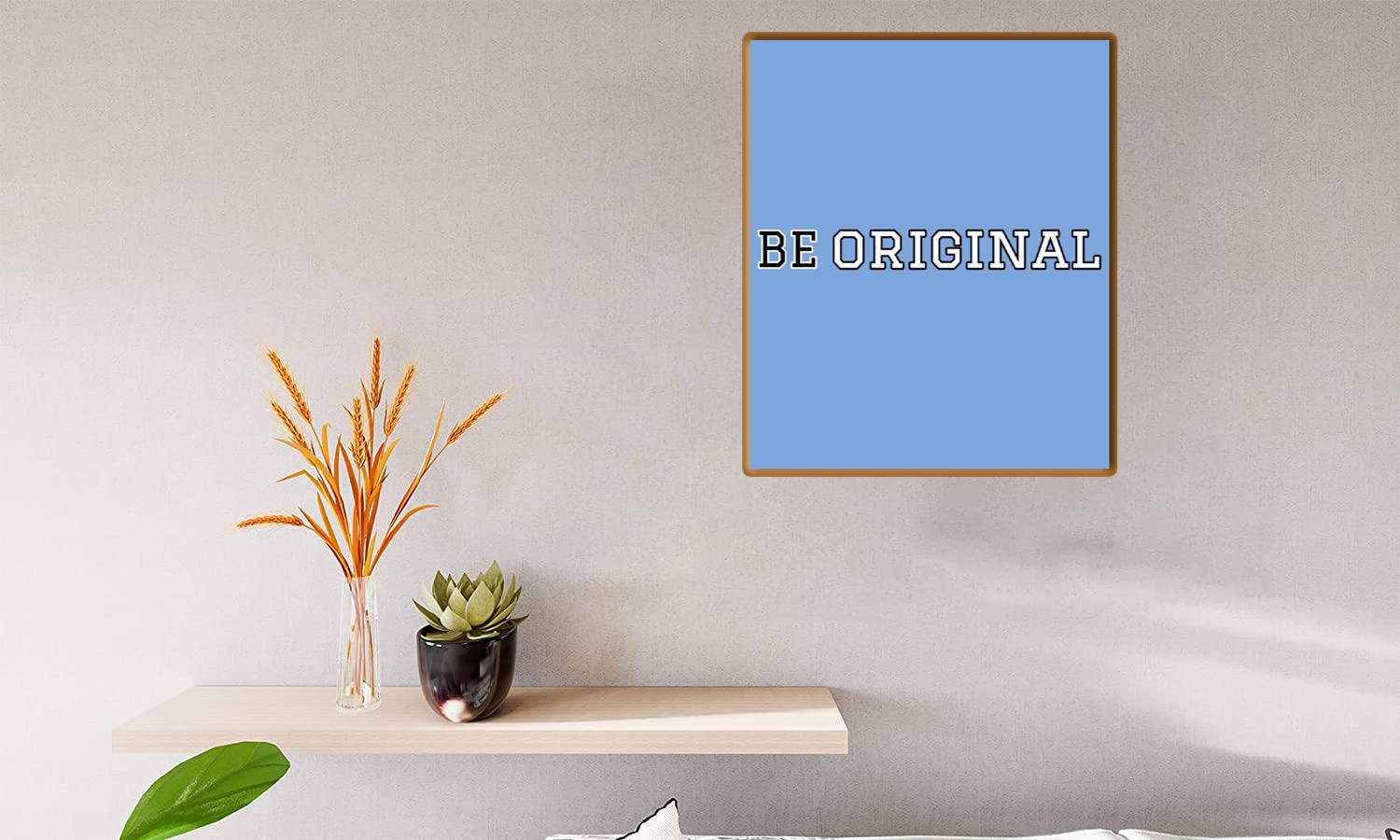 Alternative view of Be Original Canvas Print Canvas, Poster