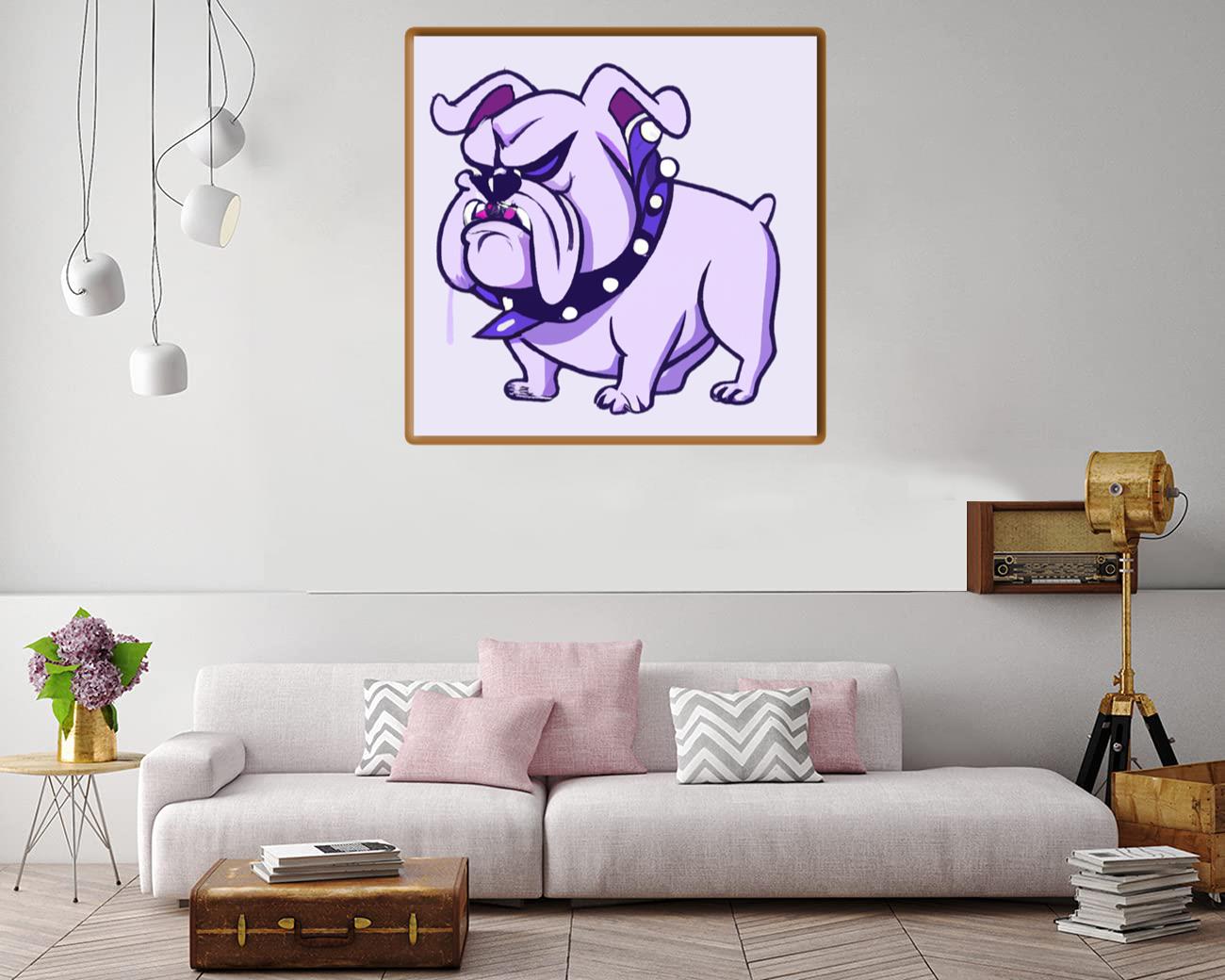 Bulldog Canvas Print Canvas, Poster Bulldog Canvas Print Canvas, Poster