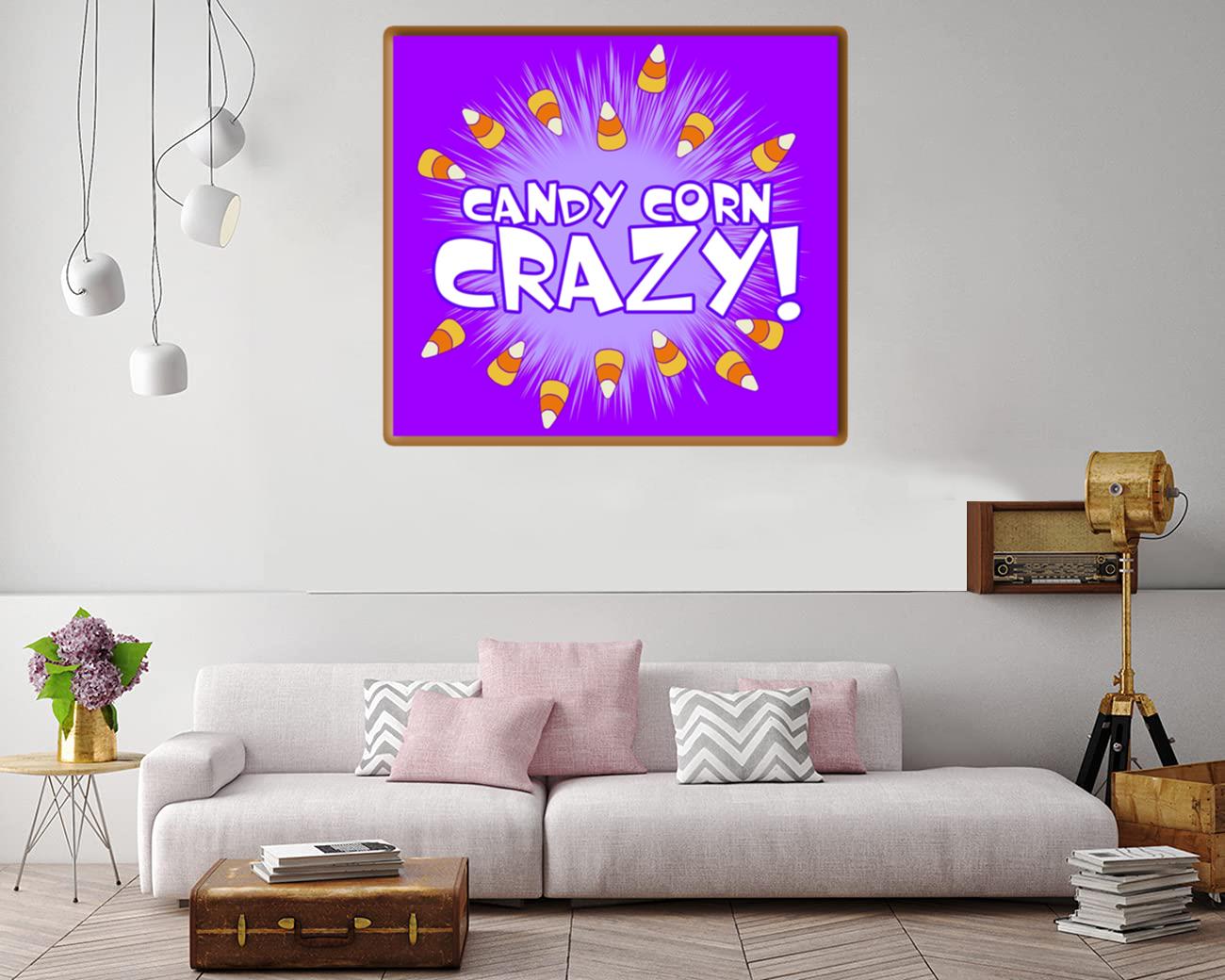 Candy Corn Crazy! Original Canvas Print Canvas, Poster