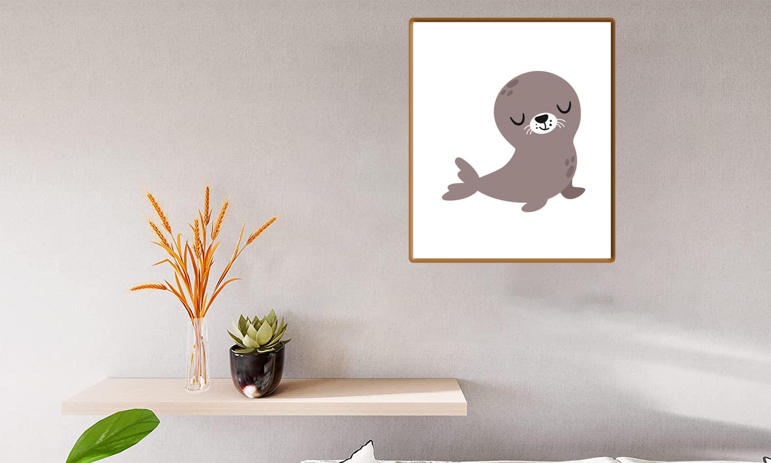 Alternative view of Cute Grey Seal Canvas Print Canvas, Poster
