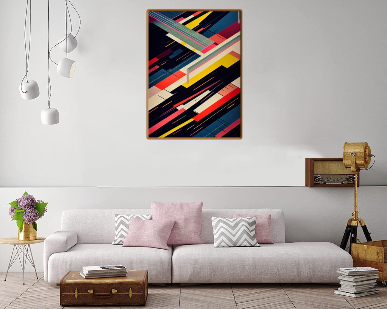 Futuristic Highway Canvas Print Canvas, Poster Futuristic Highway Canvas Print Canvas, Poster