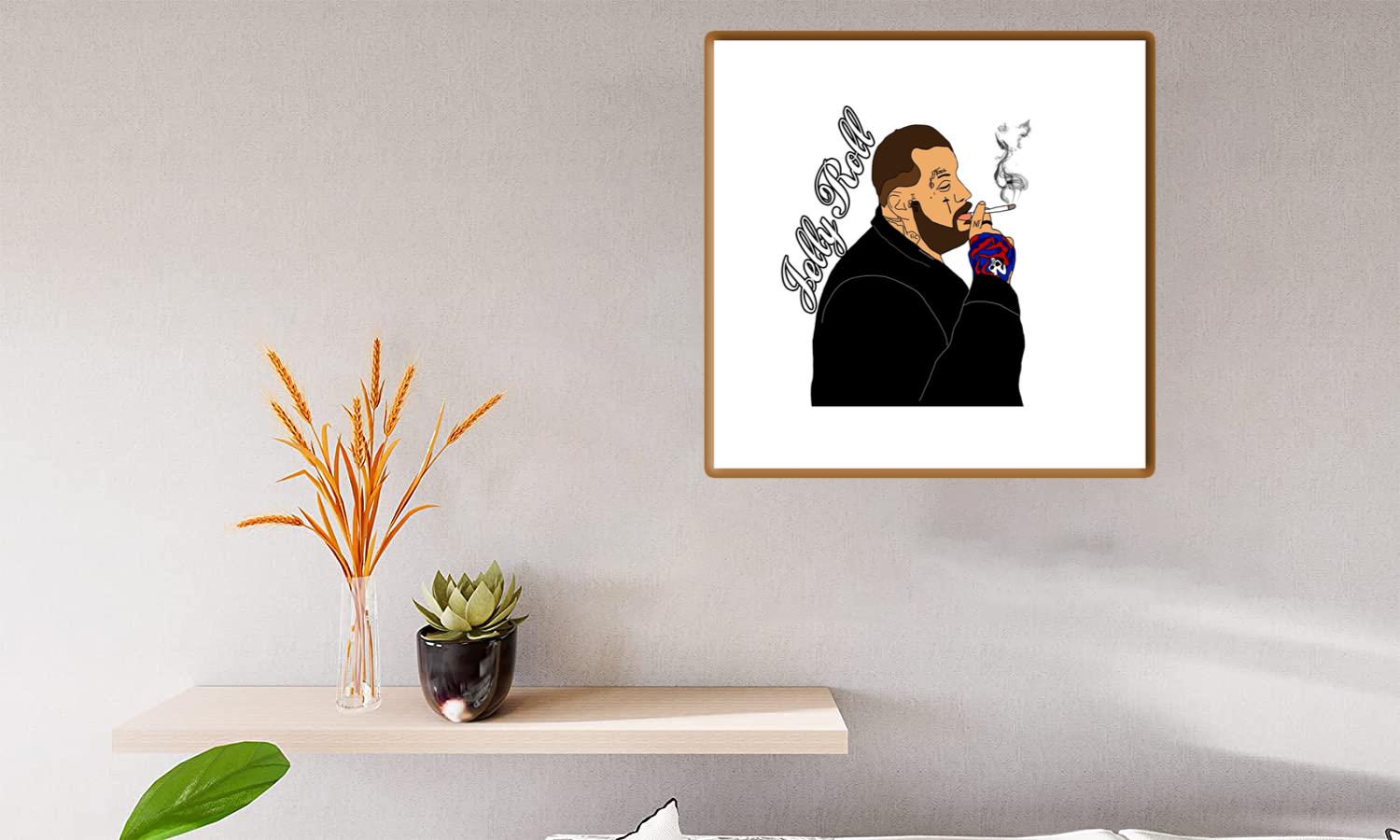 Alternative view of Jelly Smoking Canvas Print Canvas, Poster