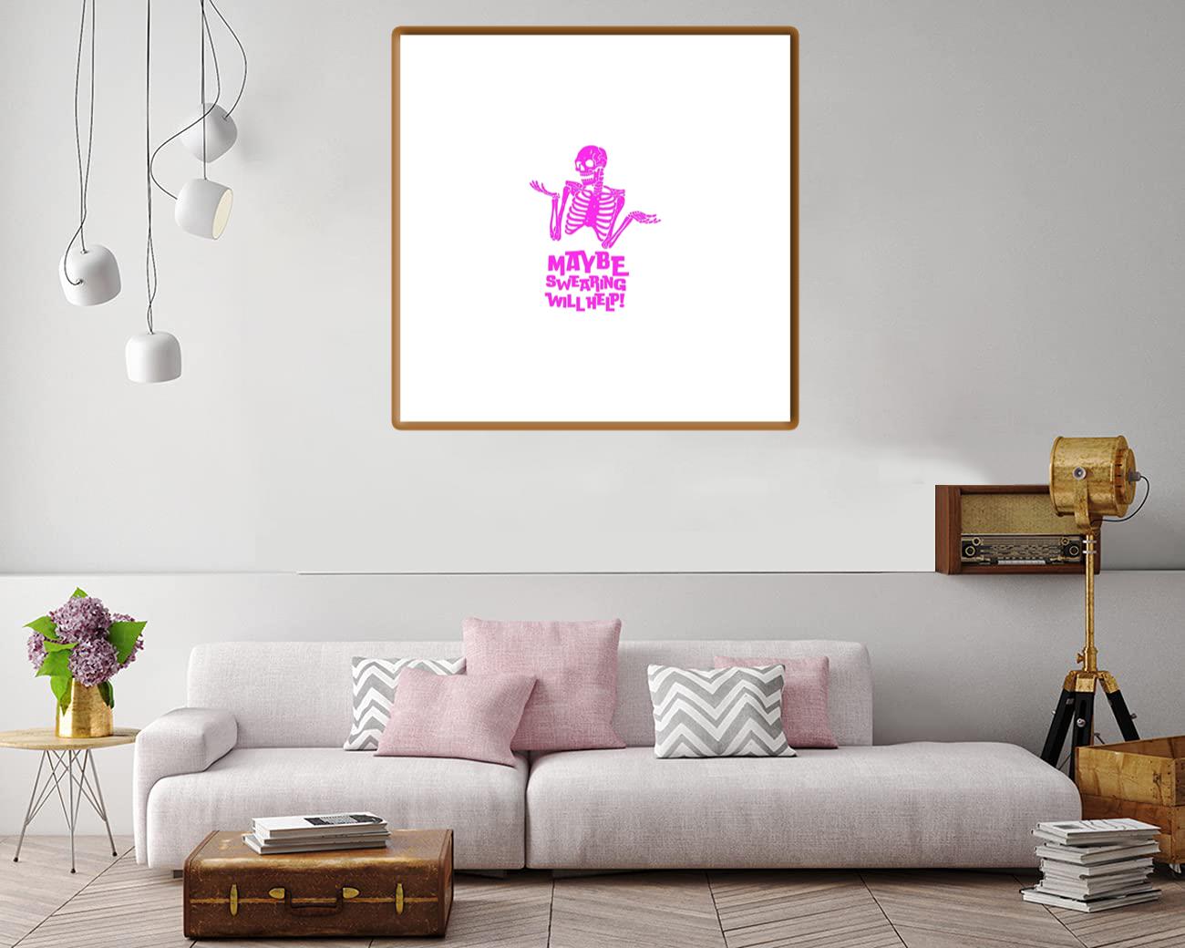 Maybe Swearing Will Help! Canvas Print Canvas, Poster Maybe Swearing Will Help! Canvas Print Canvas, Poster