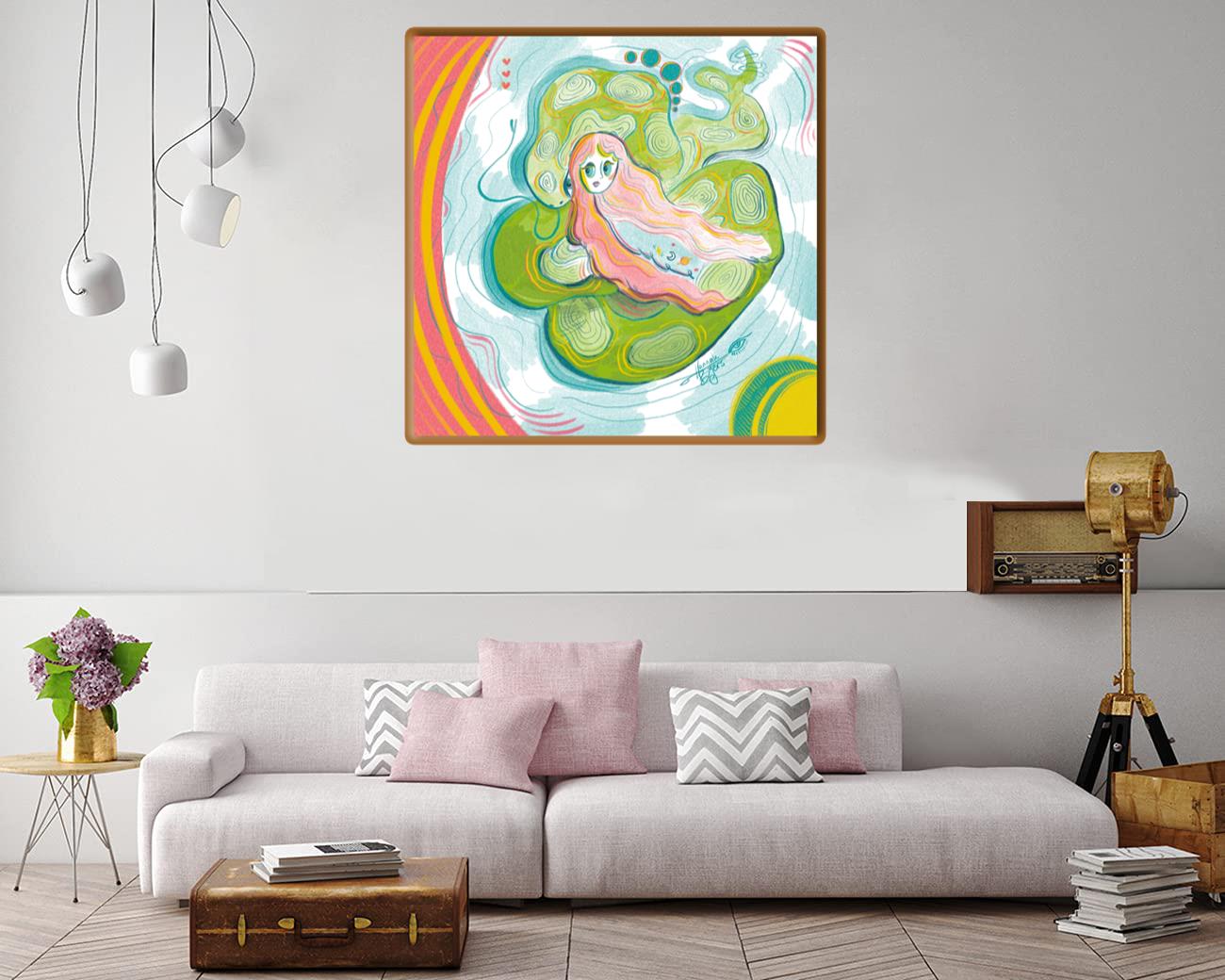 Serpent Serenity Canvas Print Canvas, Poster Serpent Serenity Canvas Print Canvas, Poster