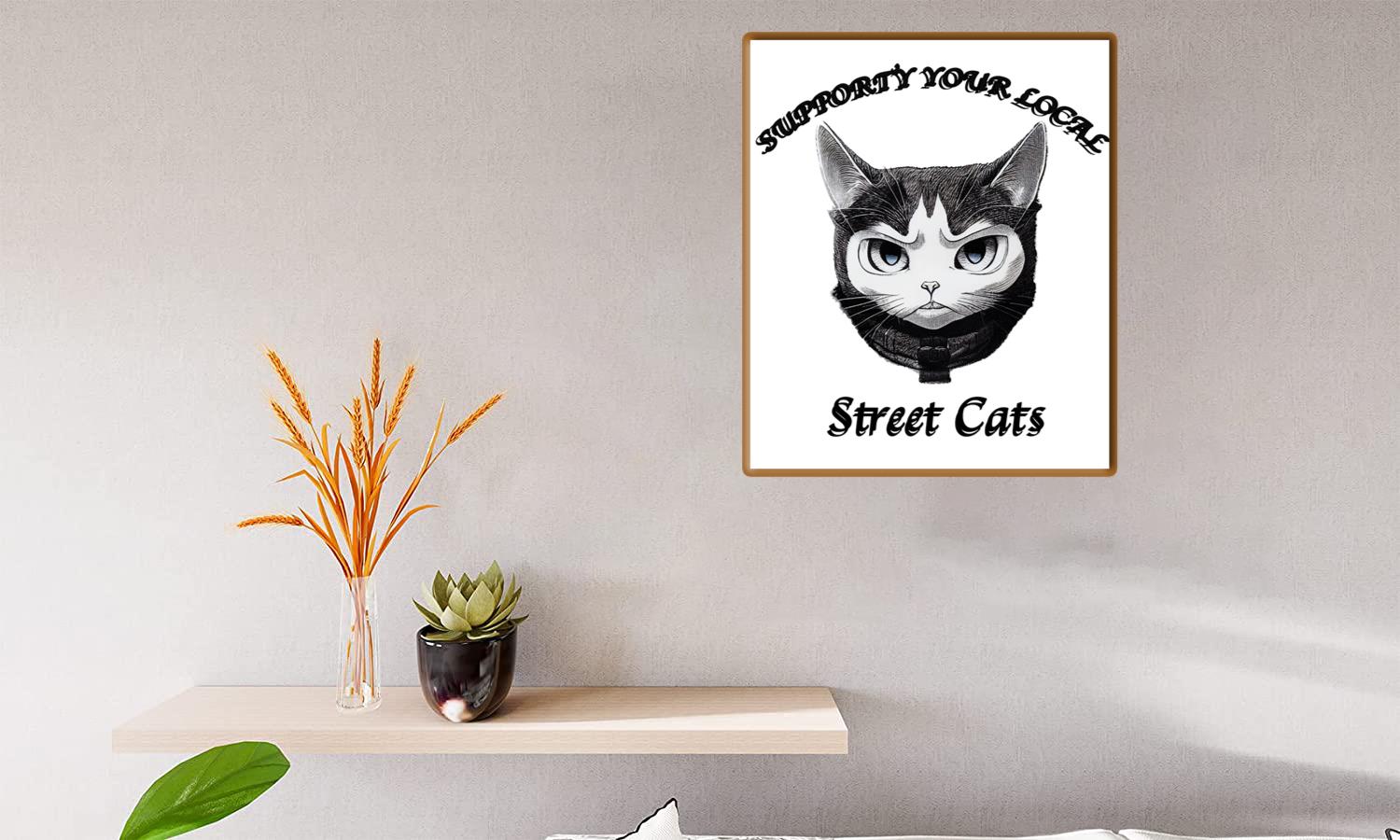 Alternative view of Street Cats Canvas Print Canvas, Poster