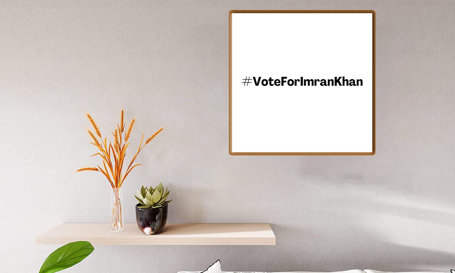 Alternative view of Vote For Imran Khan Canvas Print Canvas, Poster